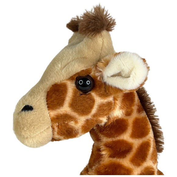 Wild Republic Giraffe Plush Soft Stuffed Animal Toy 12 Inch Tall Sitting - Picture 2 of 8